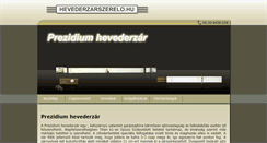 Desktop Screenshot of hevederzarszerelo.hu